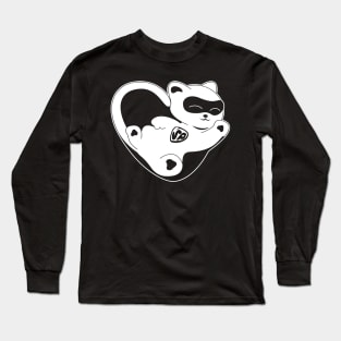 Super Puss doodle [white version] Long Sleeve T-Shirt